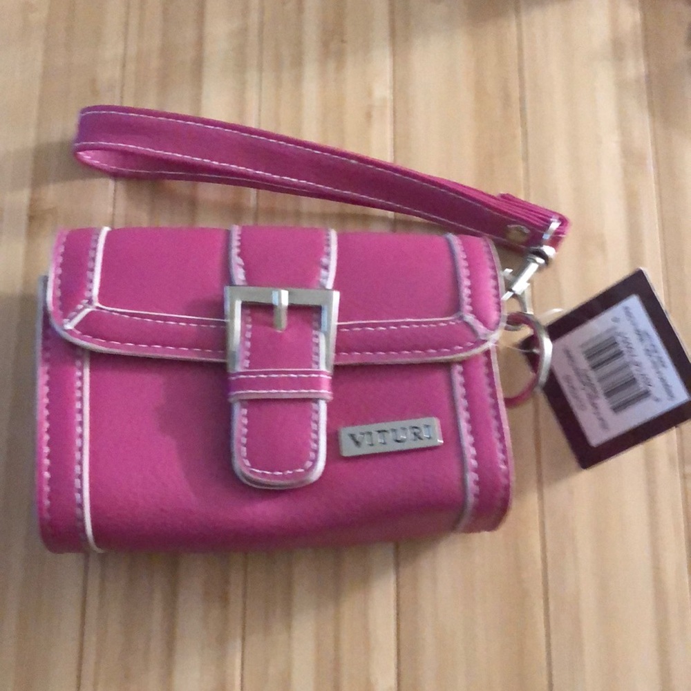 Cute small pink clutch purse